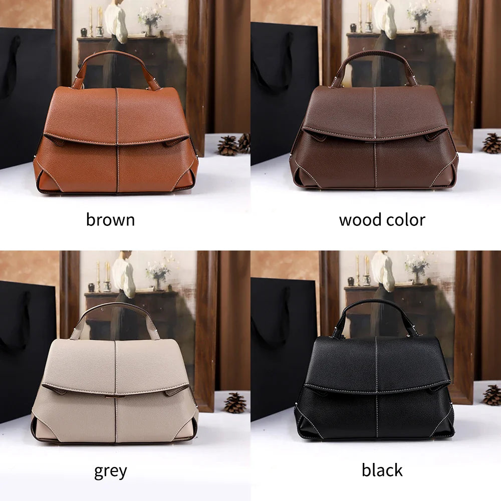 Cartera Retro Color Liso – Bandolera Versátil