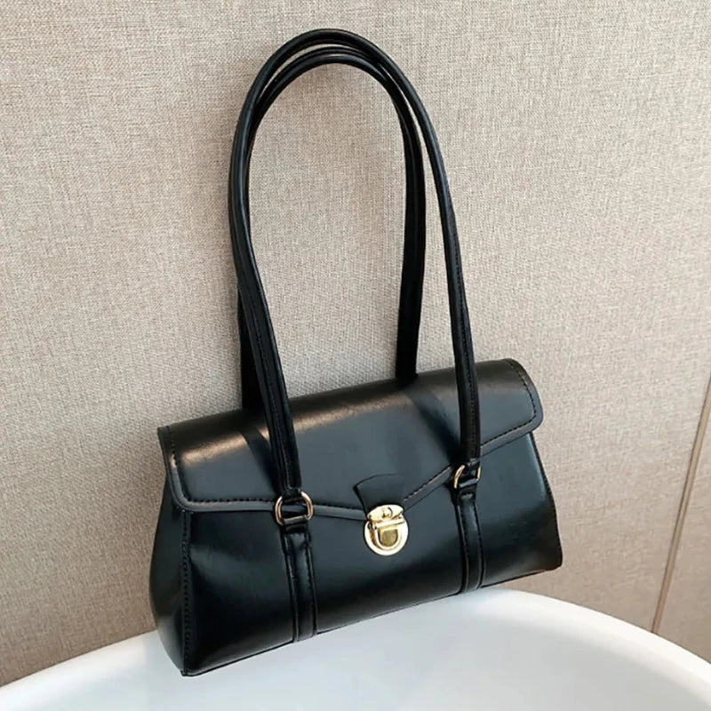 Cartera Tote Retro Estilo Inglés – Bajo Brazo Vintage