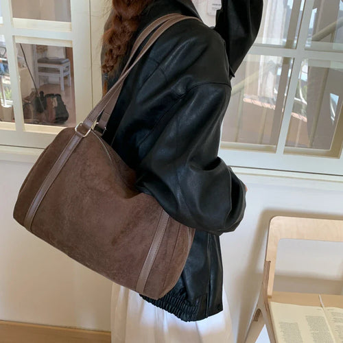 Cartera Almohadón Vintage – Cuero Mate