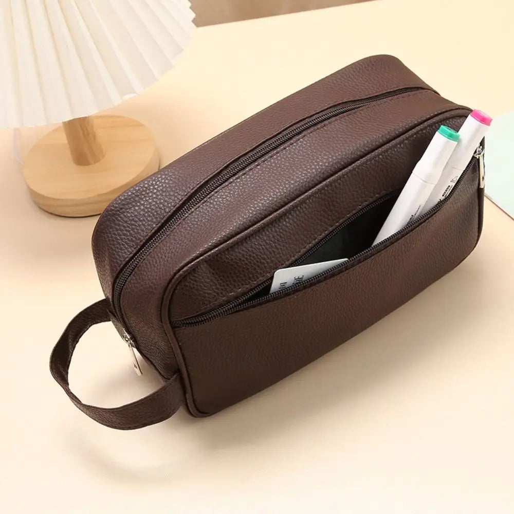 Neceser de Viaje para Hombre – Símil Cuero Grande