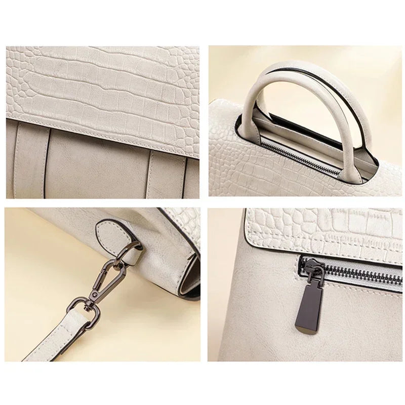 Cartera Bandolera de Cuero Vacuno – Diseño Premium