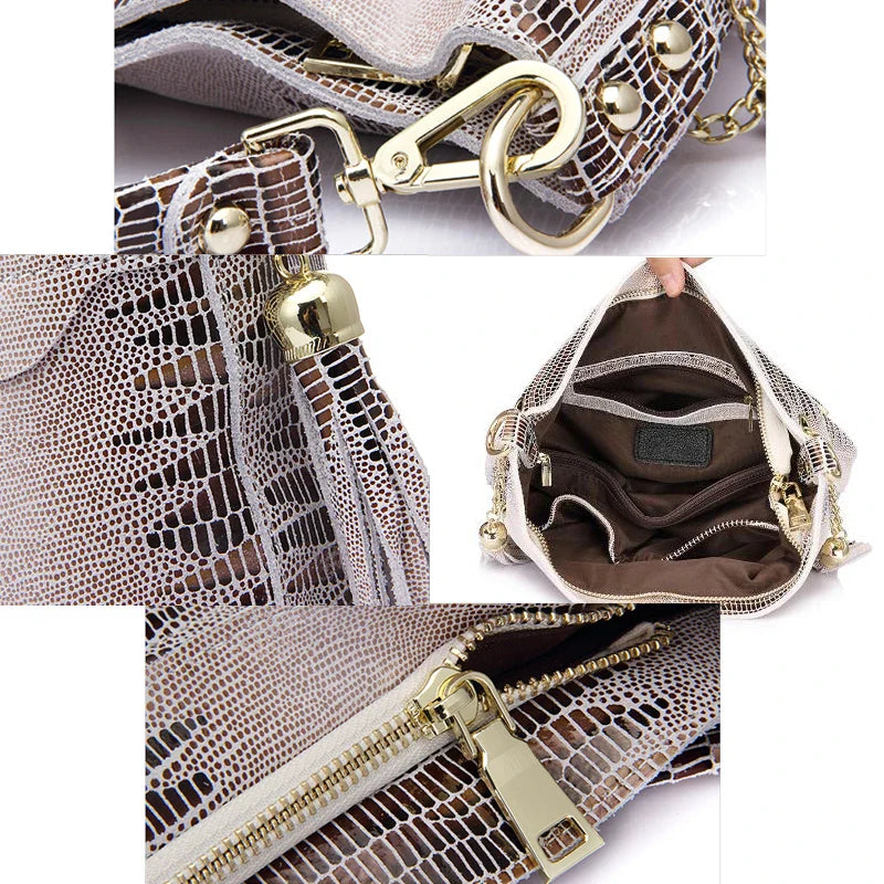 Cartera Balde de Cuero Genuino – Grabado y Gamuza