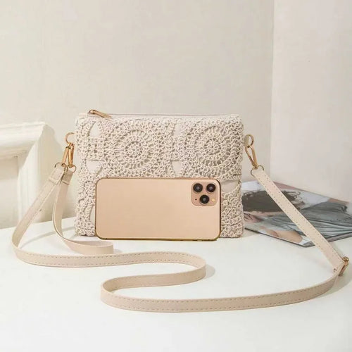 Cartera al Hombro de Autor – Cierre Zip