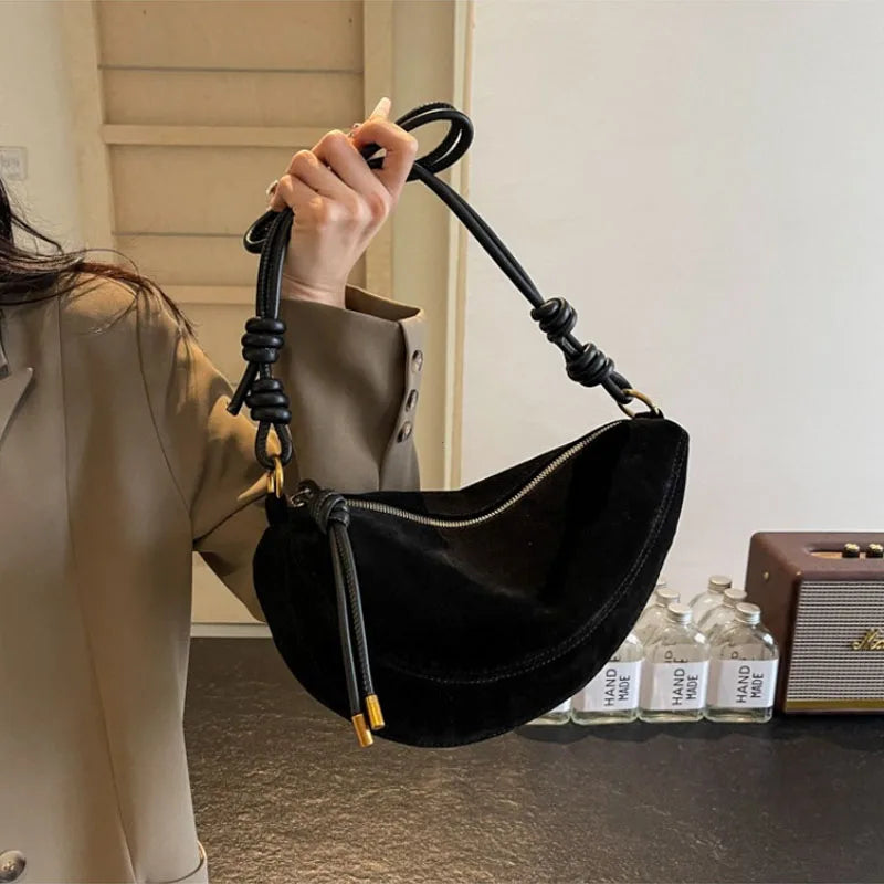 Cartera de Gamuza Ecológica – Bandolera Bajo Brazo